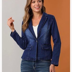 New !!! Denim  Blazer